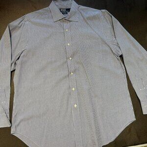 POLO BY RALPH LAUREN Men's 17 Neck 34/35 Shirt Long Sleeve Button Up